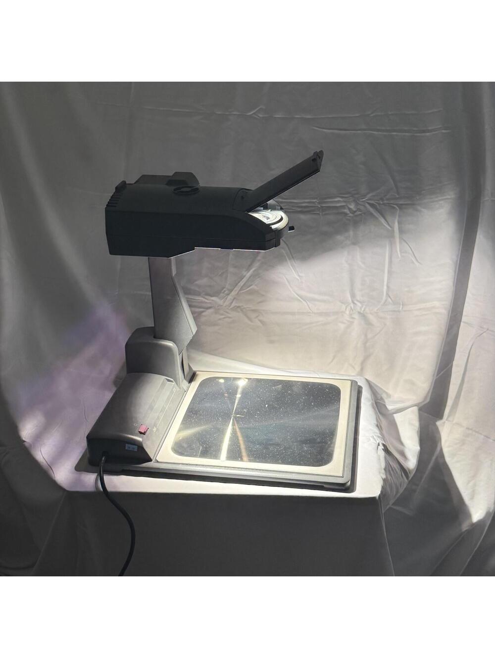 3M 2770 AJB Portable Overhead Projector Folding Compact Hard Shell + Cord Tested